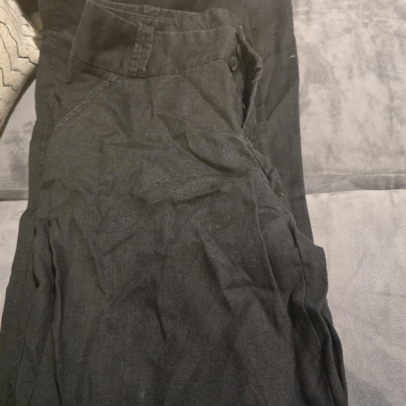 Mossimo black 100% linen pants - Picture 5 of 5
